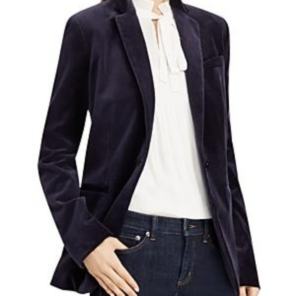 Ralph Lauren womens velvet blazer